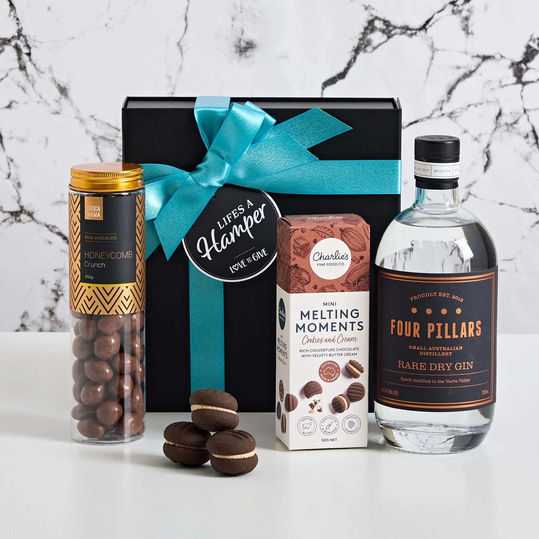 Four Pillars & Snacks Gift Hamper