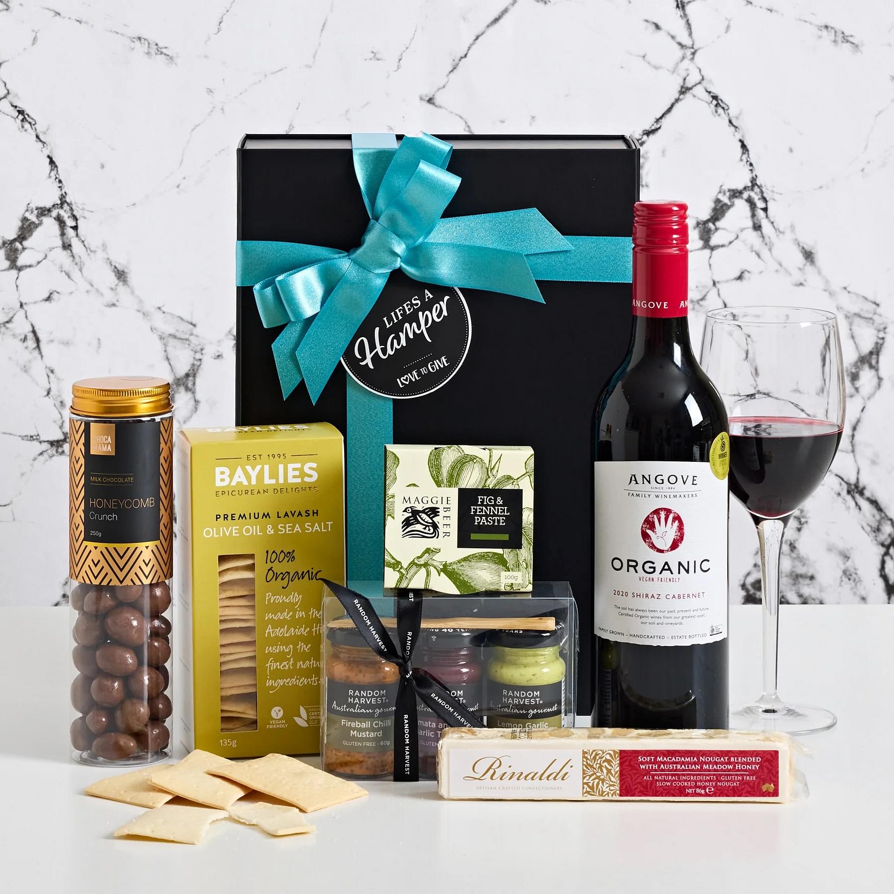 Organic Red Wine Hamper