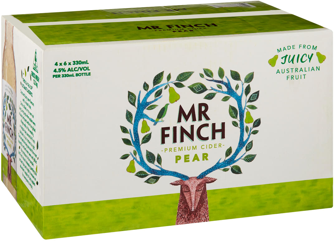 Mr Finch Pear Cider Bottle (Carton)