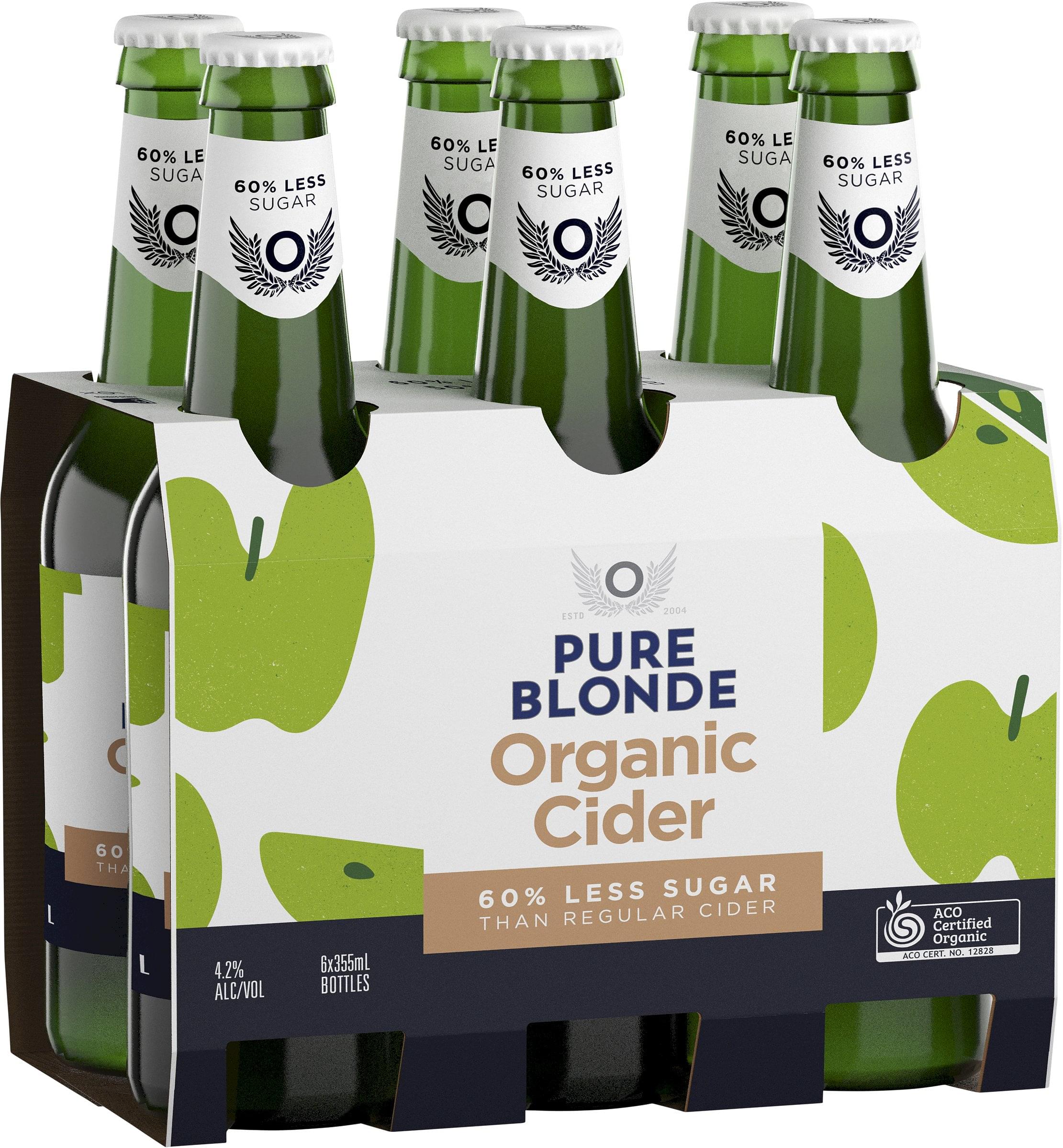 Pure Blonde Crisp Apple Cider Bottle (Carton)