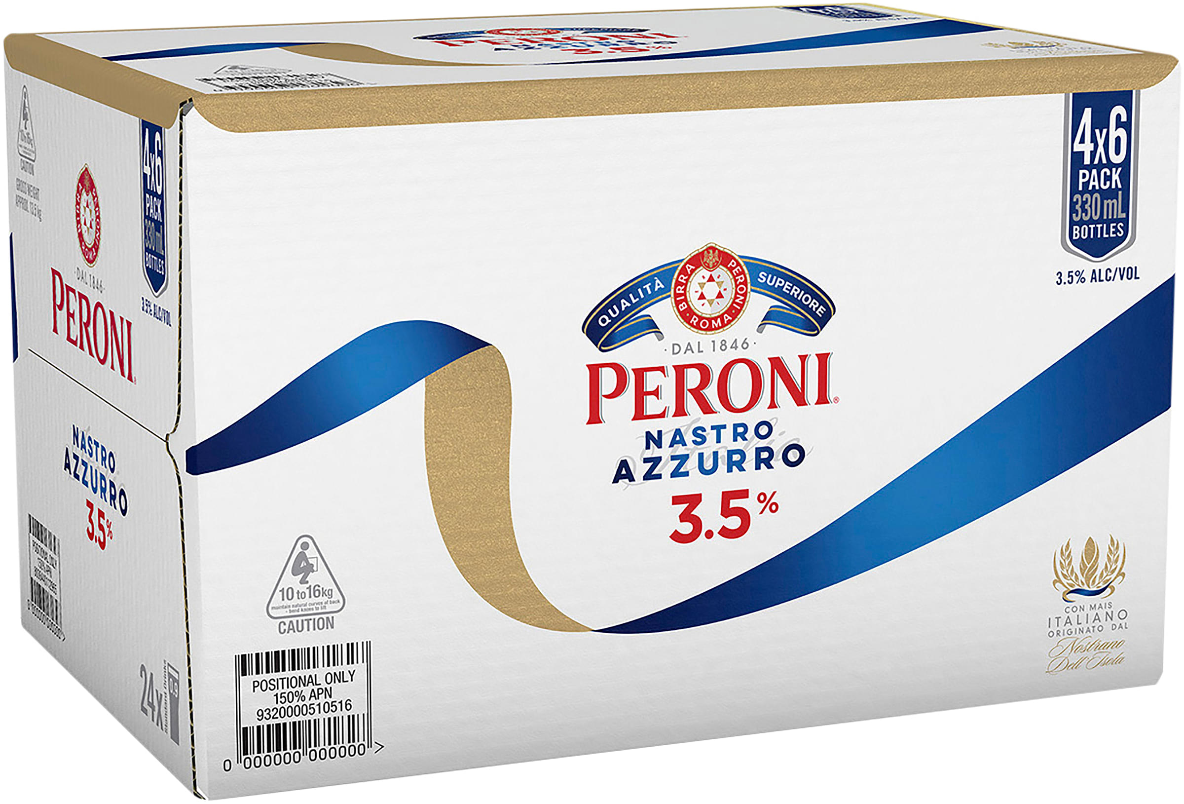 Peroni Nastro 3.5% Bottle 