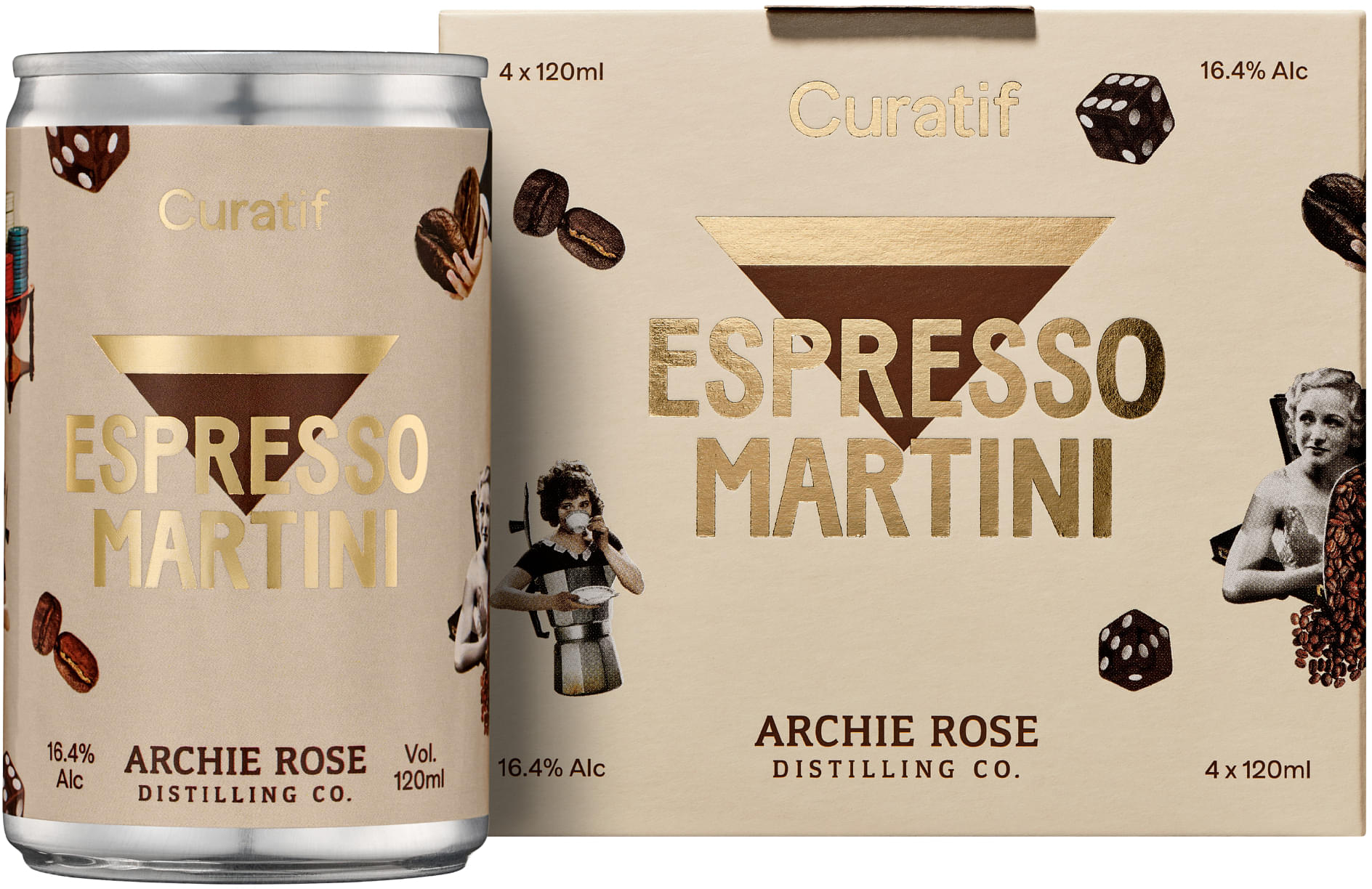 Curatif Archie Rose Espresso Martini Can
