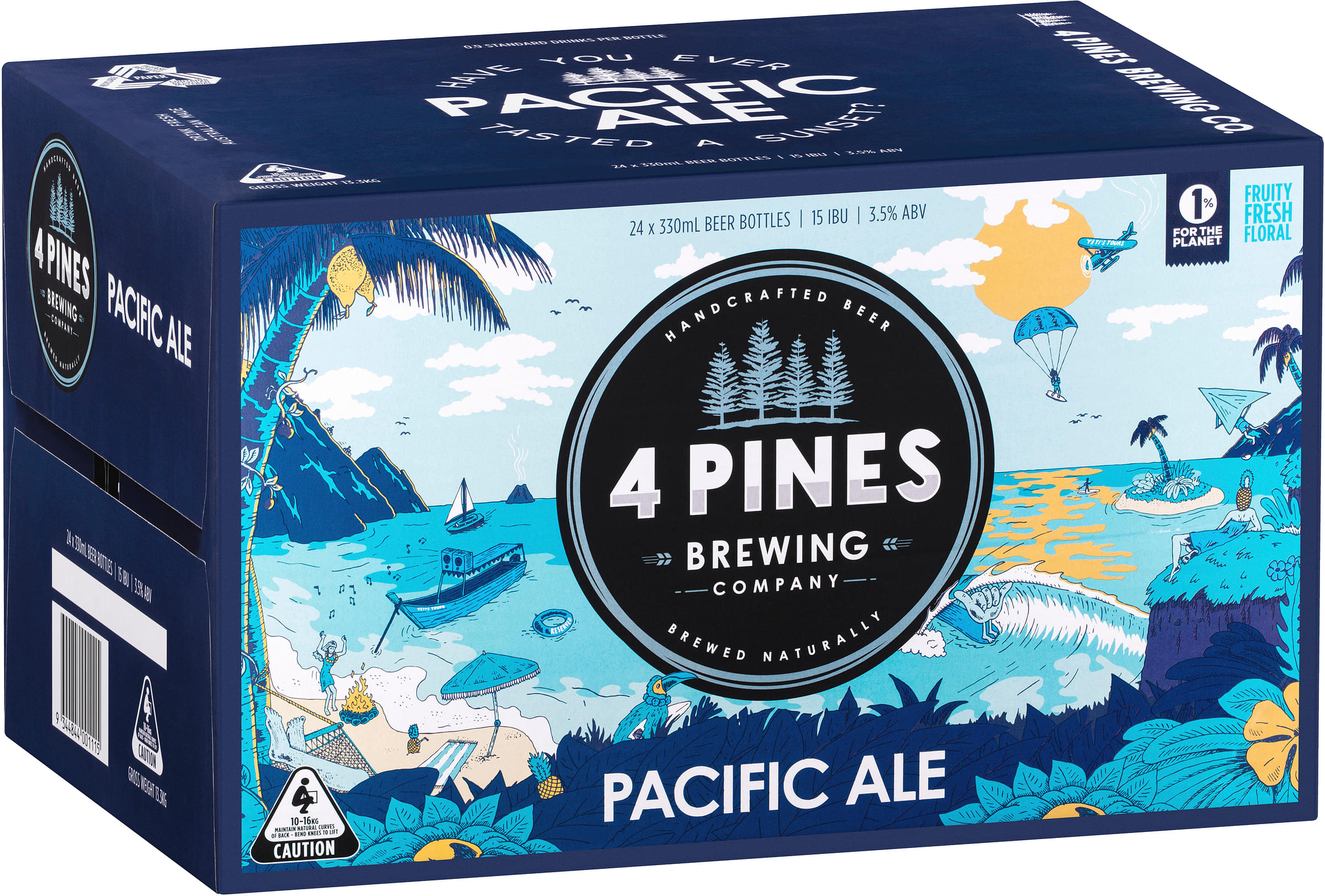4 Pines Brewing Pacific Ale Bottle (carton)