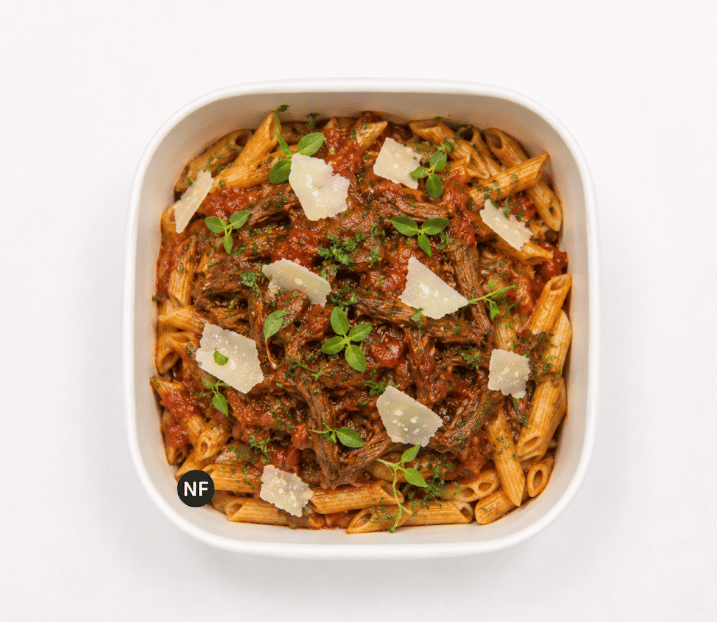 Slow Braised Beef & Protein Pasta Hot Box