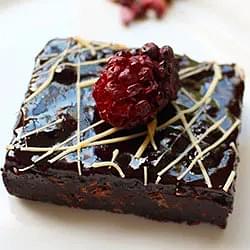 Blueberry and Fudgy Chocolate Brownie