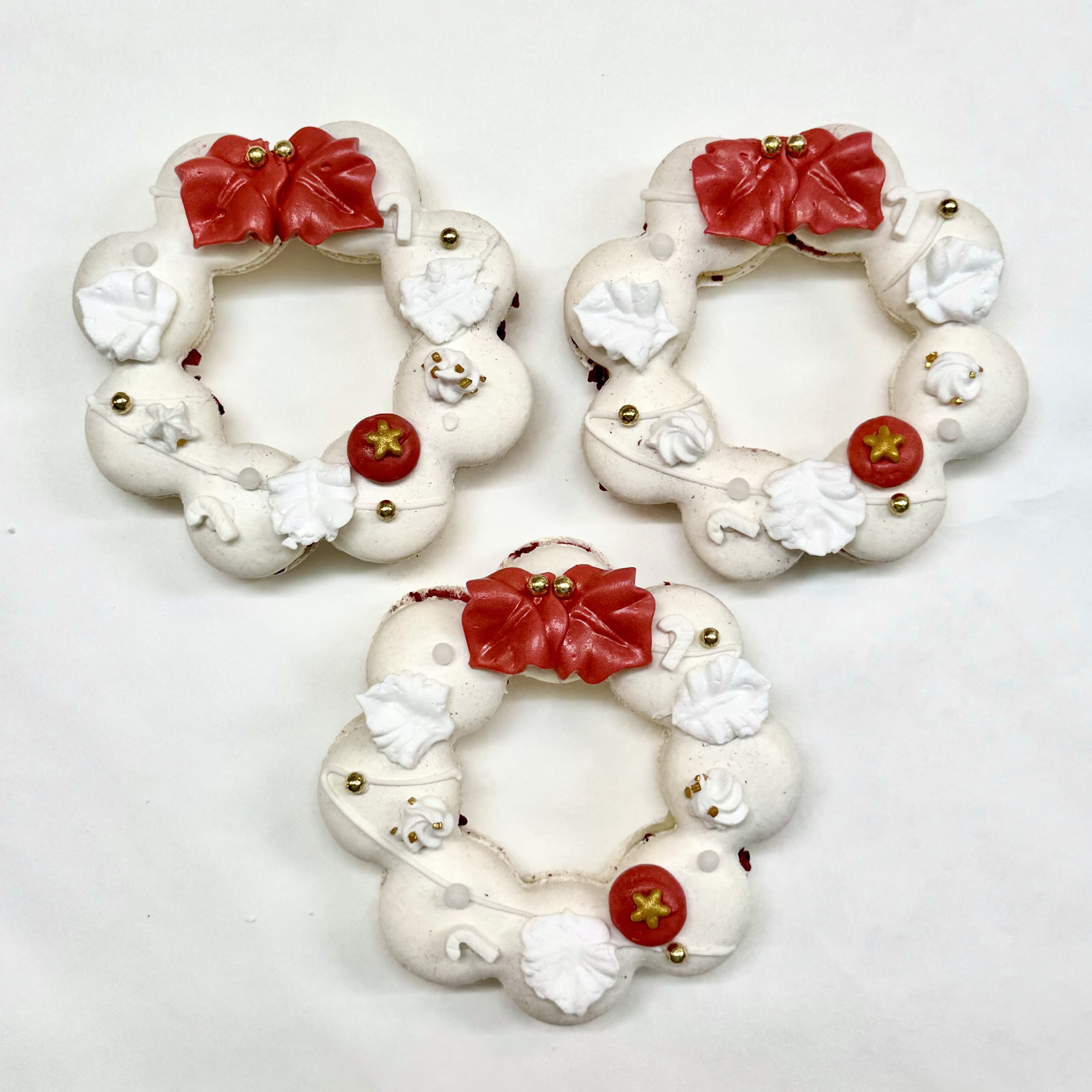 Christmas Wreath Macaron