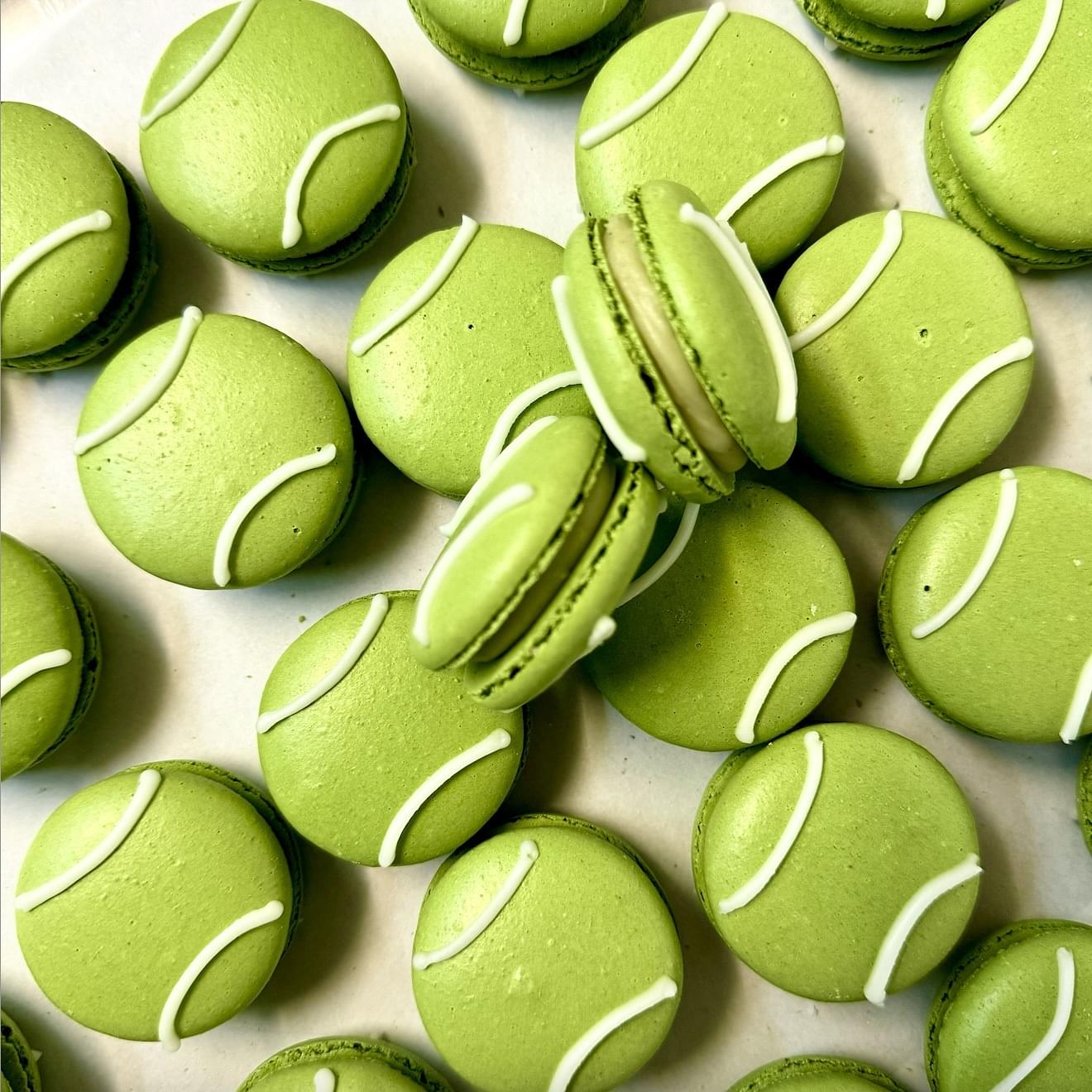 Tennis Ball Macarons