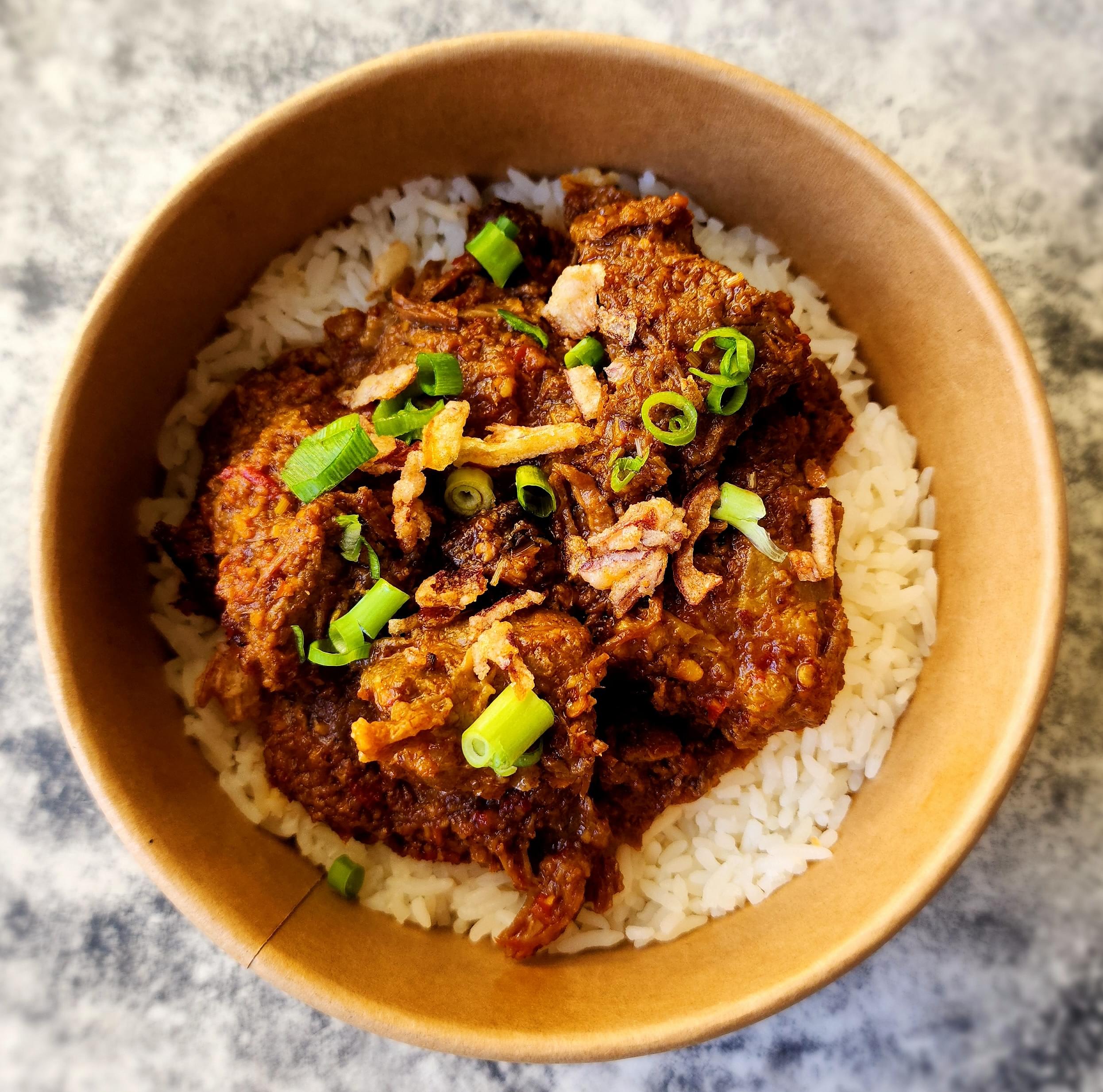 Beef Rendang with Rice