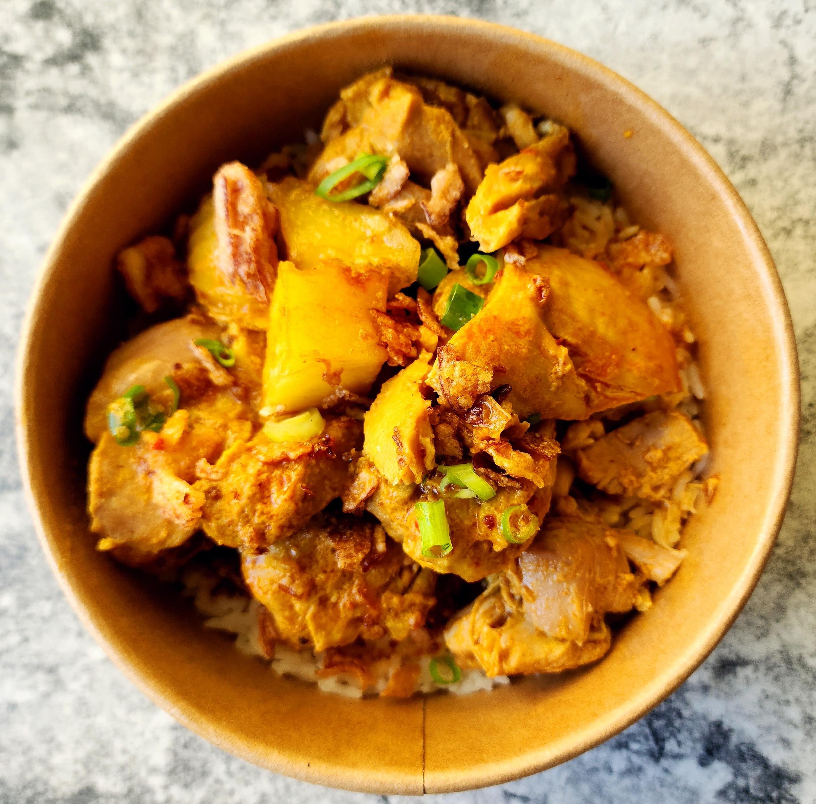 Malaysian Chicken Curry with Rice