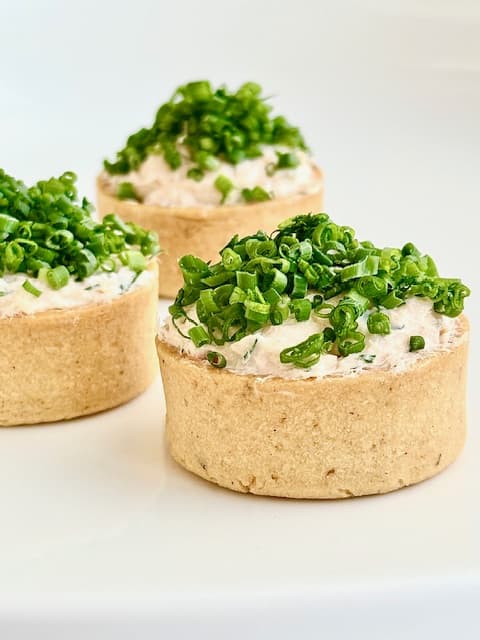 Salmon Rillette Mini Tarts