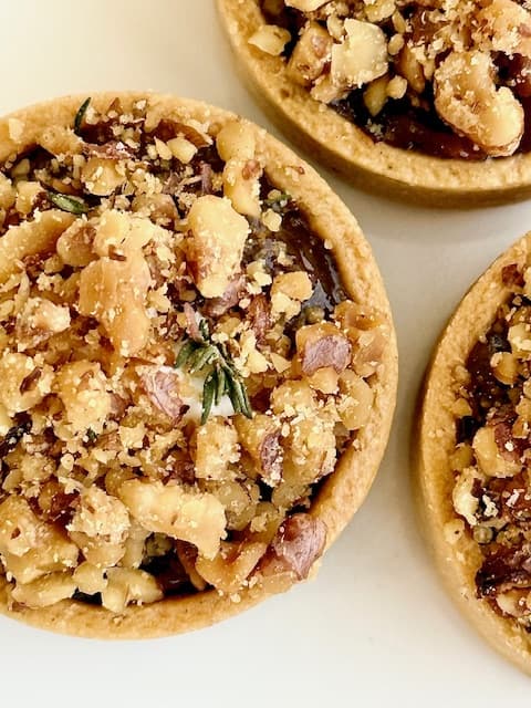 Blue Cheese & Walnut Mini Tarts