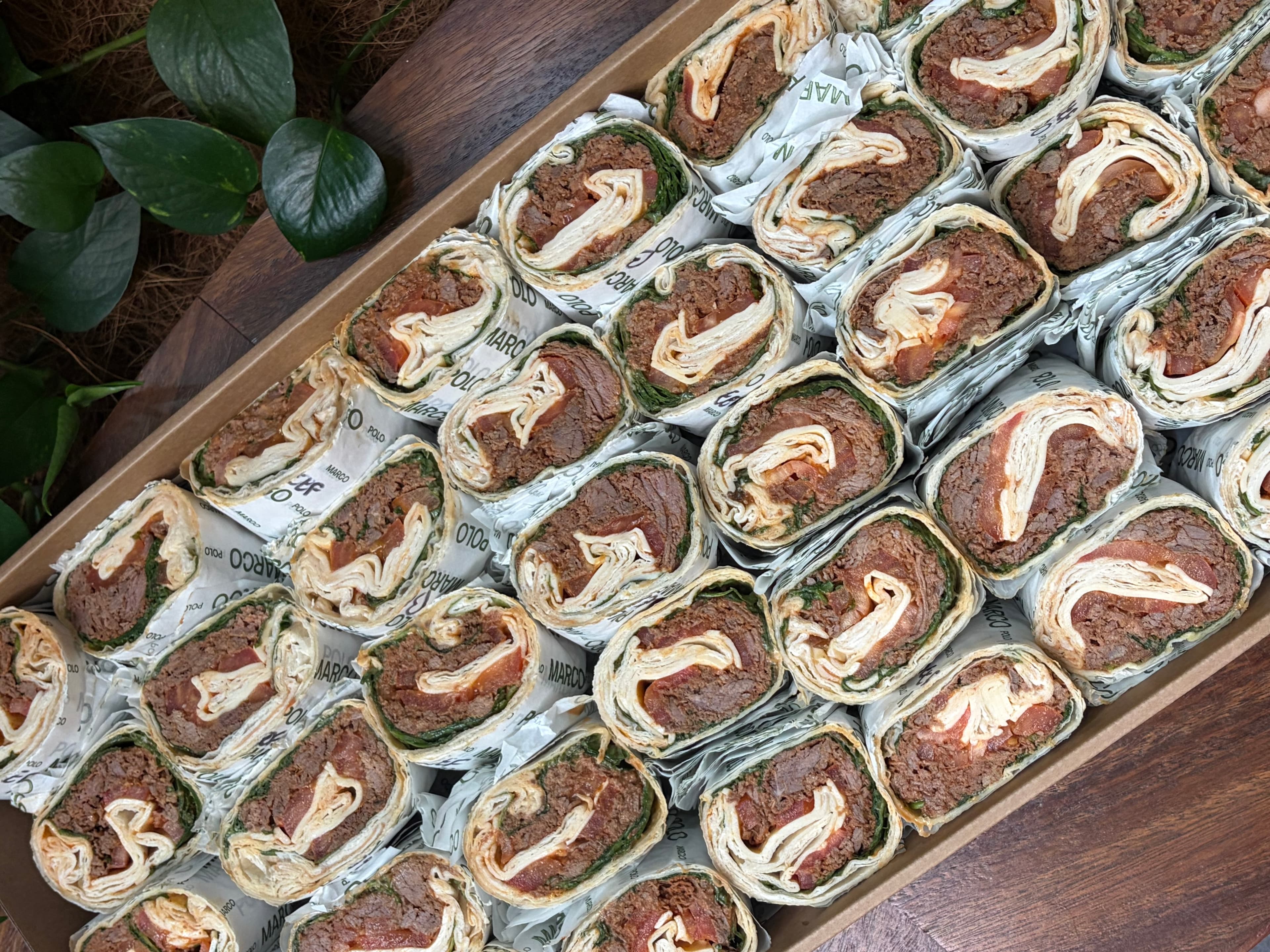 Slow Cooked Beef Brisket Wrap