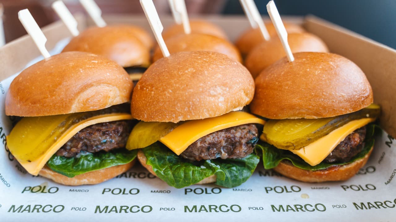 Cheeseburger Slider Platter