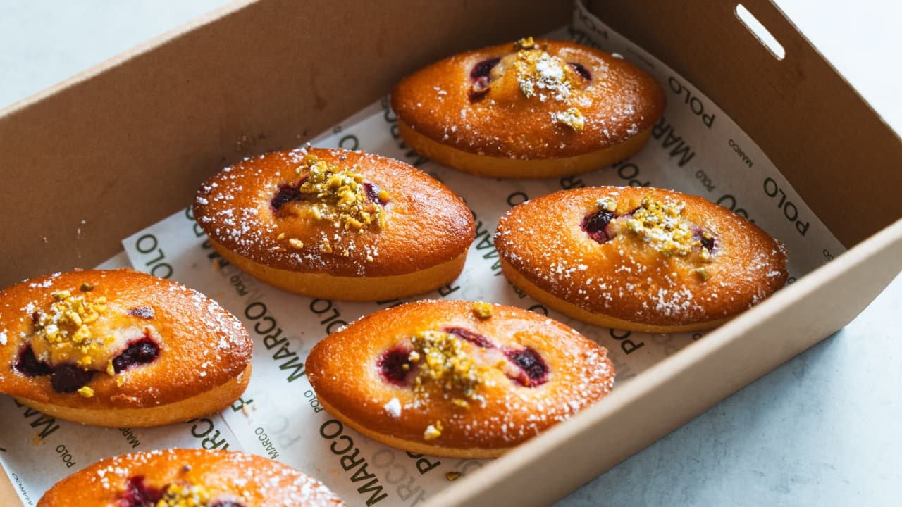 Raspberry & Coconut Friands