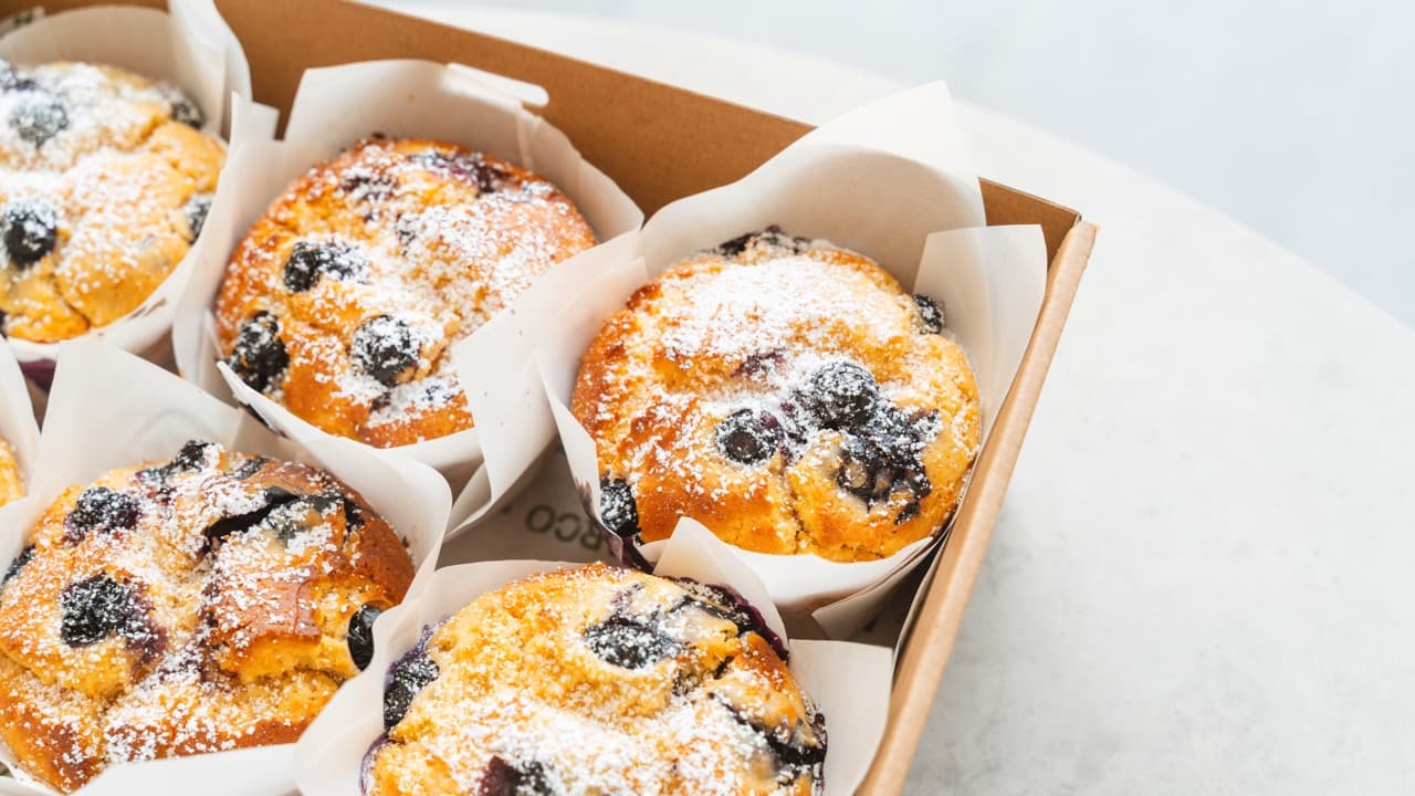 Lemon & Blueberry Muffin