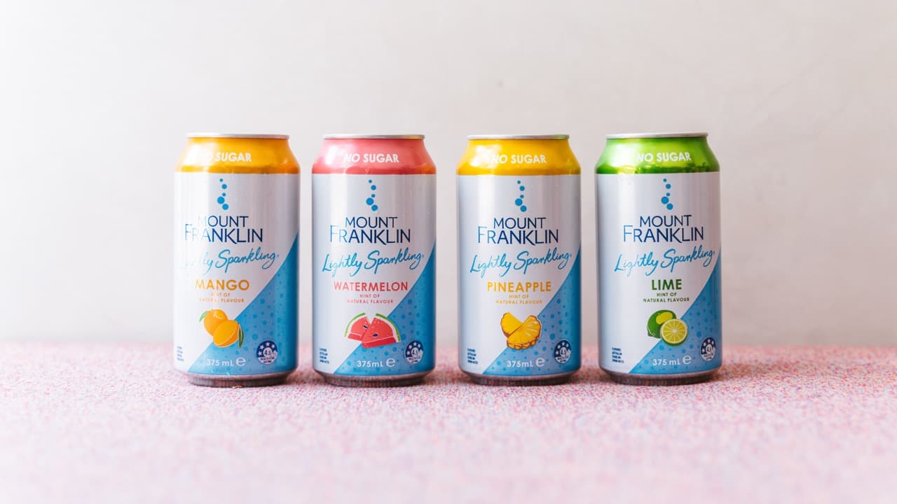 Mt Franklin Flavoured Sparkling Water