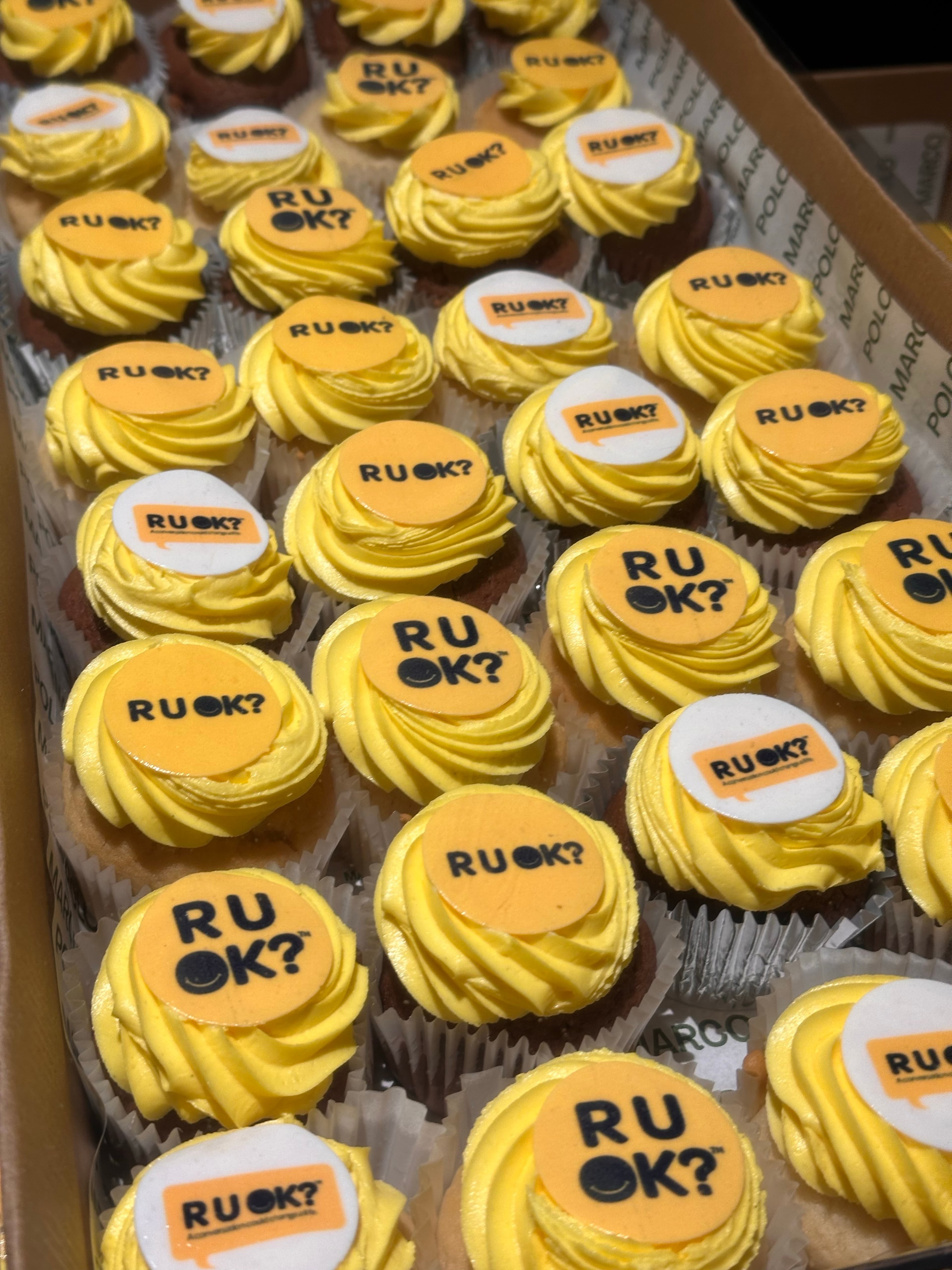 R U OK? Day Cupcakes
