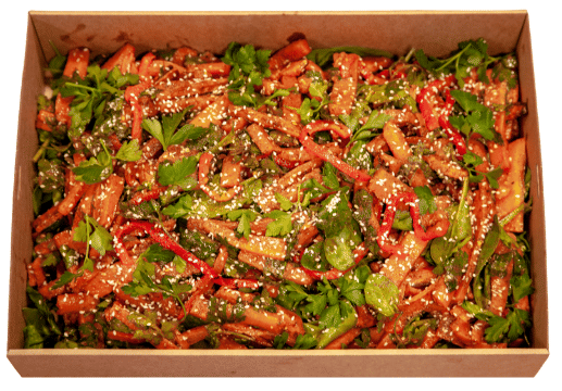 Tunisian Carrot Salad with Harissa & Dukkah