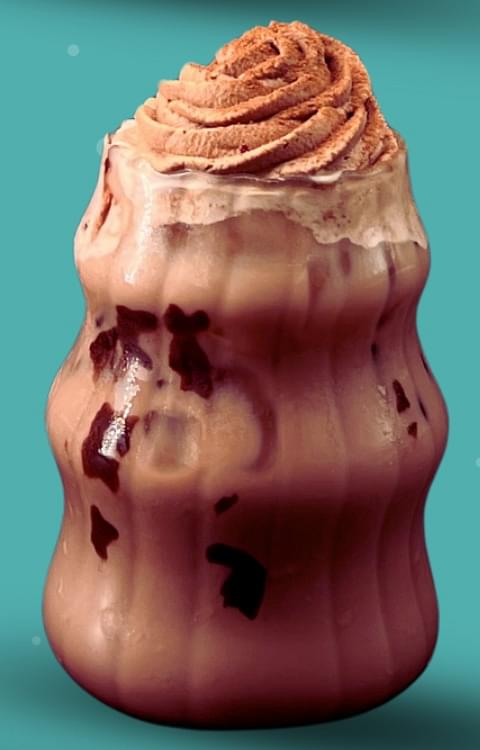 Kopi Milo with Milo Cream