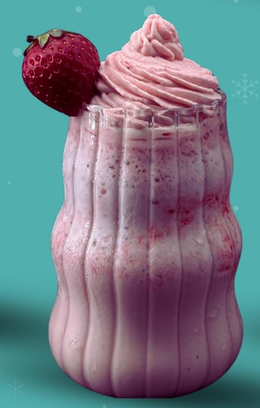 Berry Milkshake with Berry Cream
