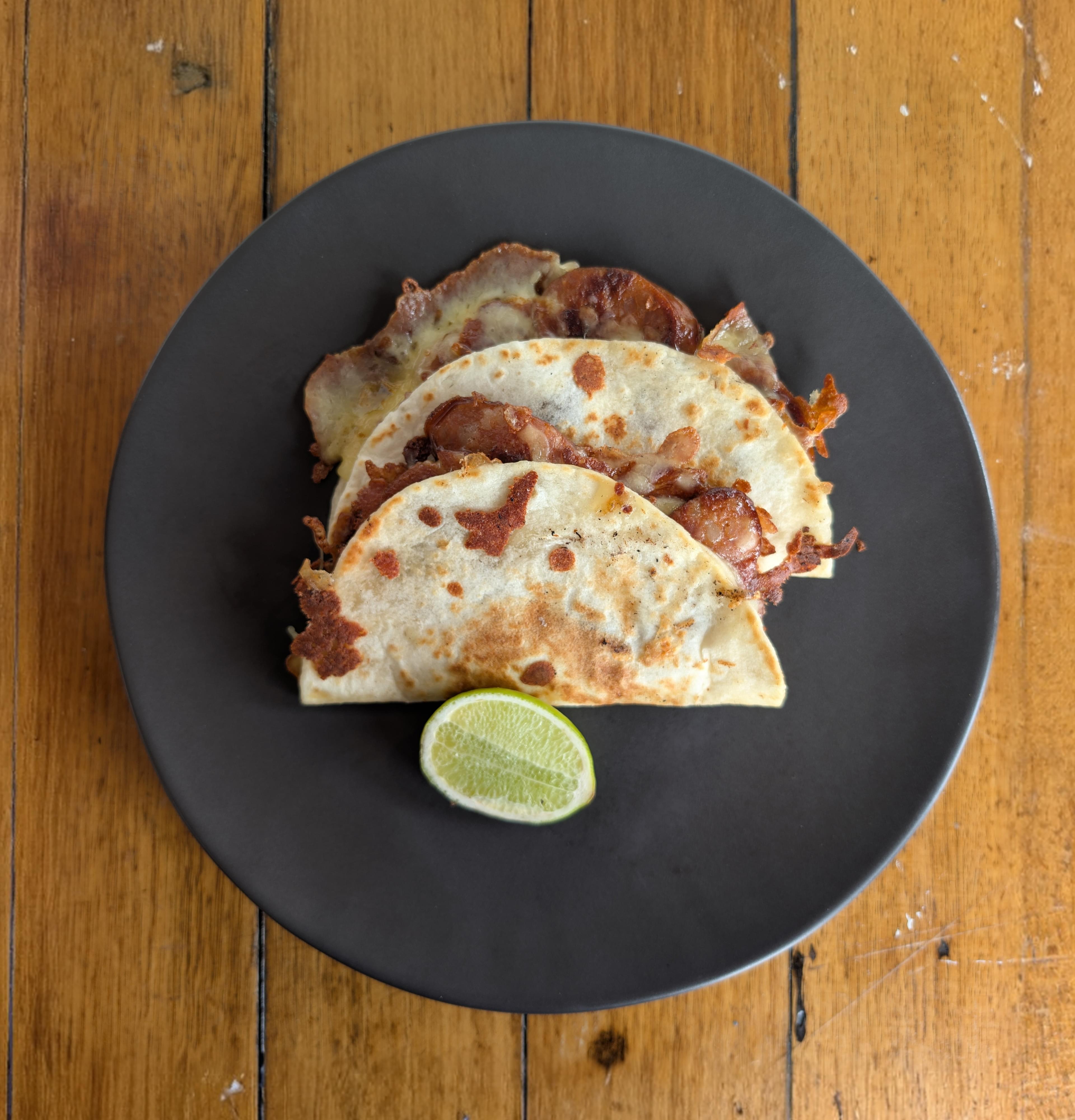Chorizo & Cheese Quesadillas