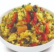 Pumpkin and Cous Cous, Served with Mango Chutney