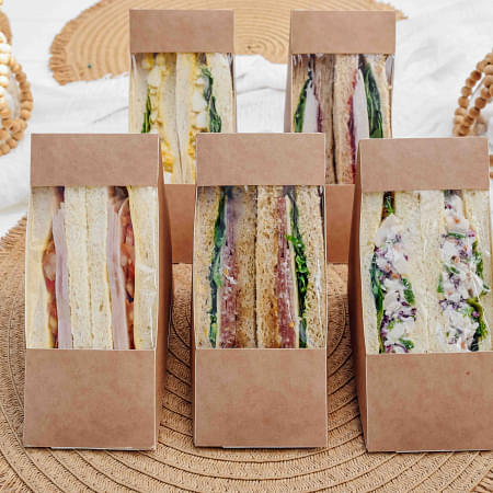 Individual Wedge Sandwiches