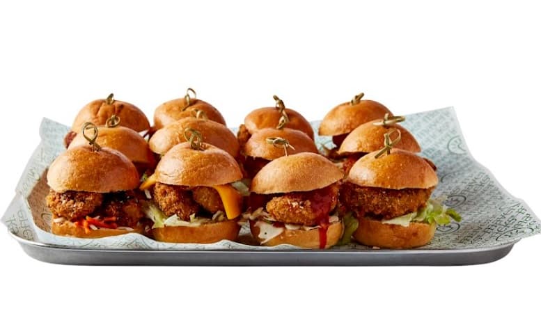 10 Mixed Vegetarian Slider Box