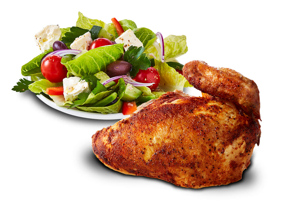 Rotisserie Chicken & Salad