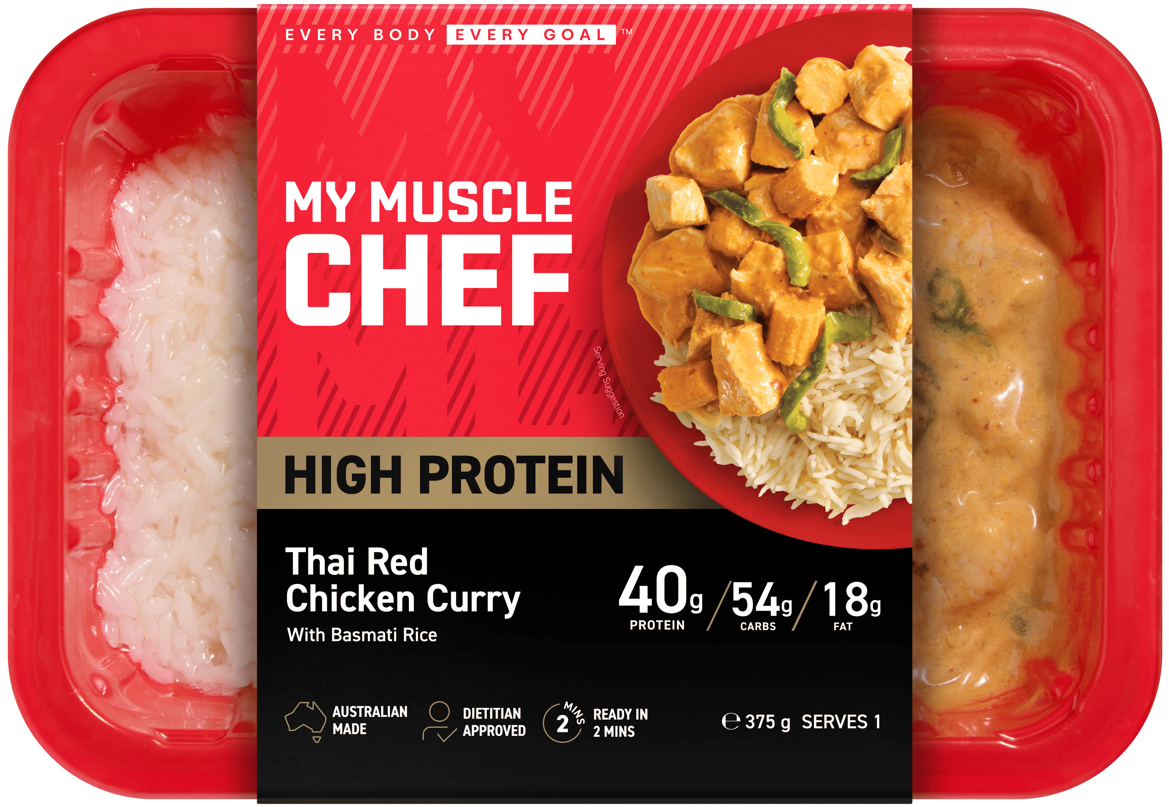 Thai Red Chicken Curry with Basmati Rice