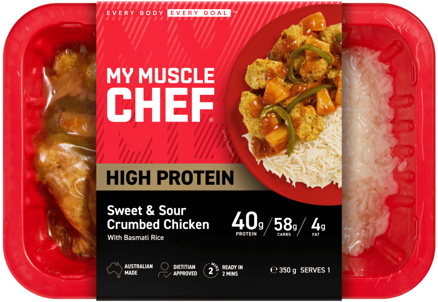 Sweet & Sour Crumbed Chicken with Basmati Rice