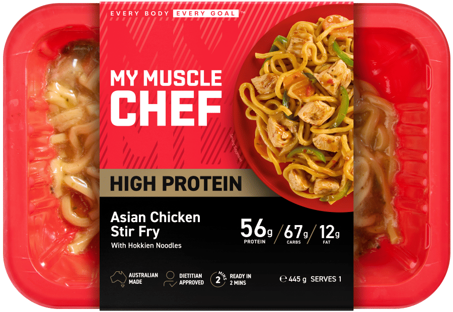 Asian Chicken Stir Fry with Hokkien Noodles