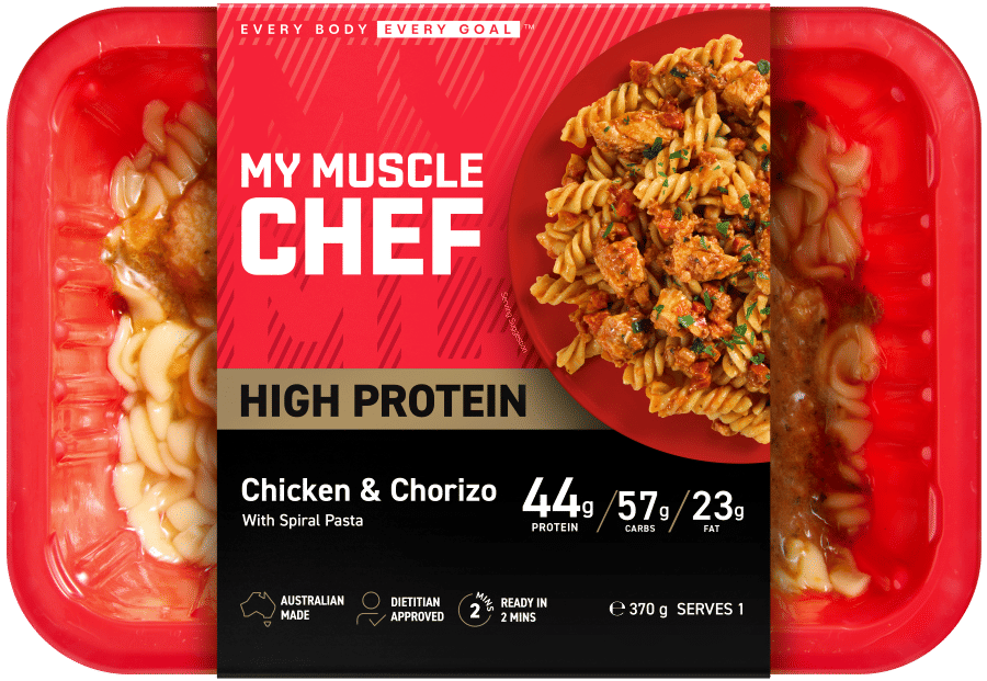 Chicken & Chorizo with Spiral Pasta