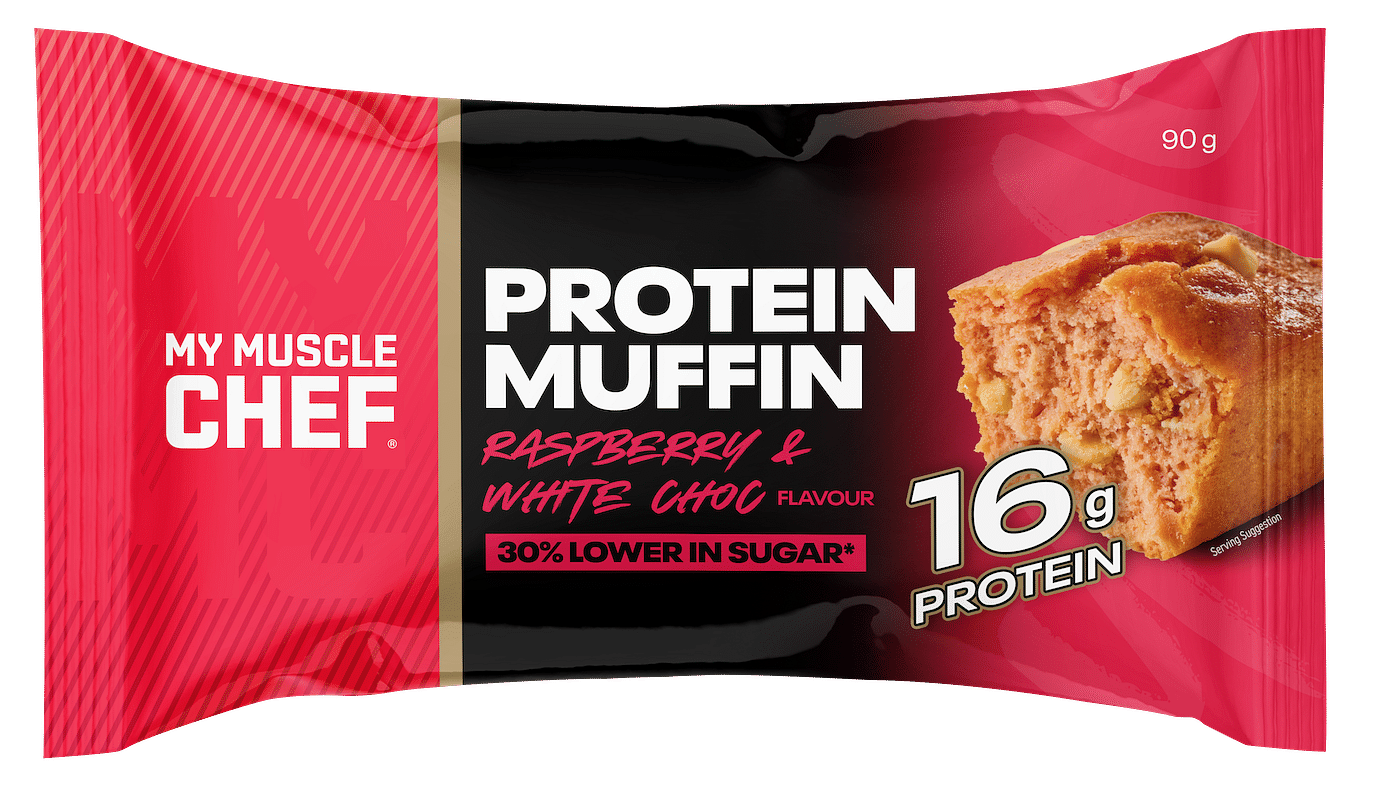 Protein Muffin - Raspberry & White Choc Flavour