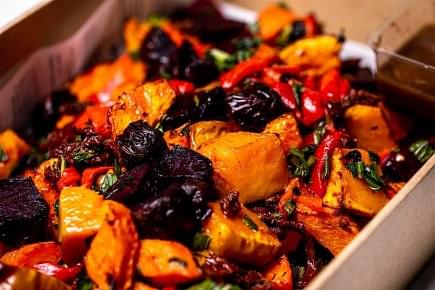 Classic Mixed Roasted Vegetables Salad
