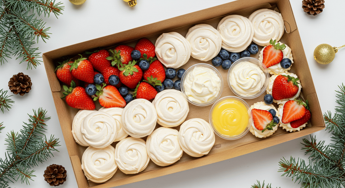 Christmas Mini Pavlovas