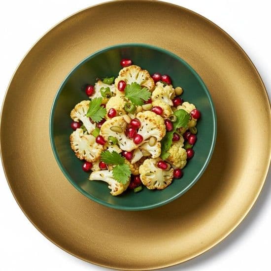 Roasted Cauliflower Herb & Pomegranate