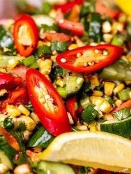 Blackened Corn Salad