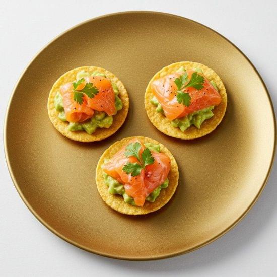 Crispy Salmon Avocado Ceviche