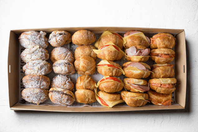 Mini Filled Croissants Platter Box