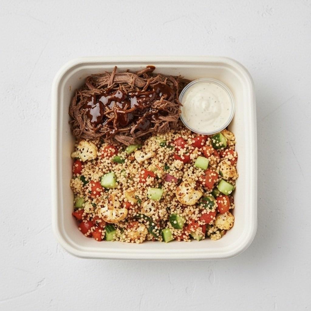 Pulled Beef & Couscous Salad