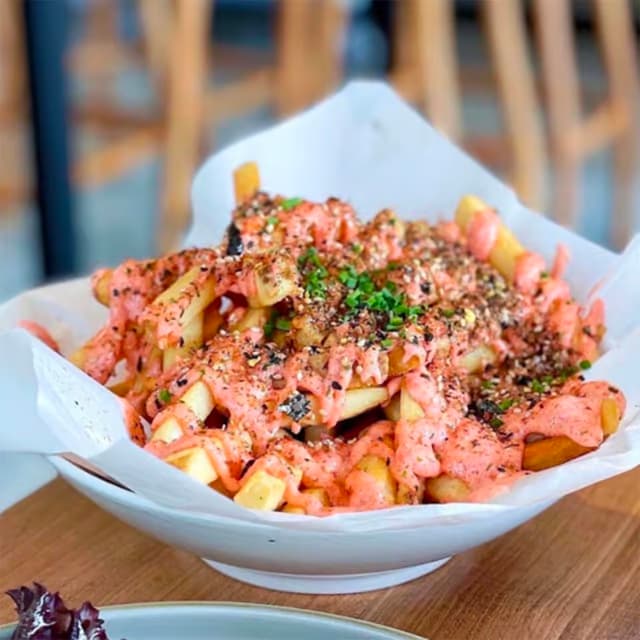Torched Mentaiko Fries Live Station