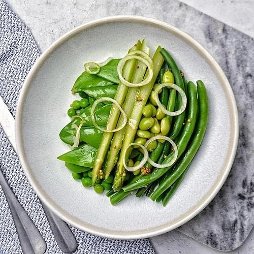 Asparagus, Edamame Green Salad