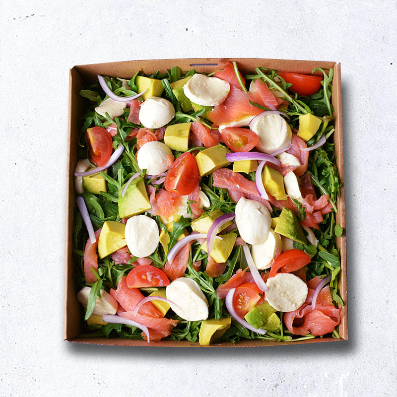 Smoked Salmon, Avocado, Bocconcini Salad