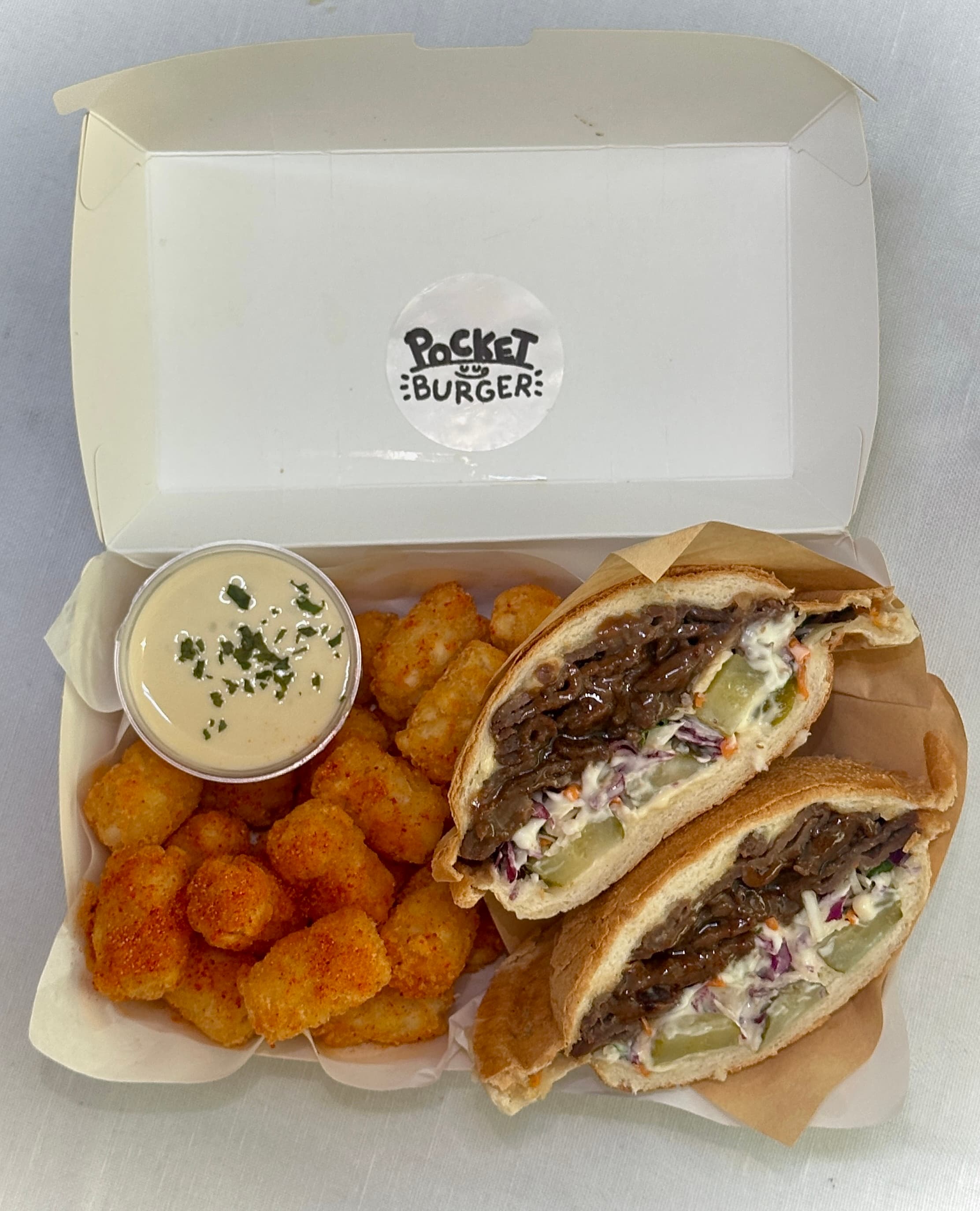 Bulgogi Beef Pocket Burger