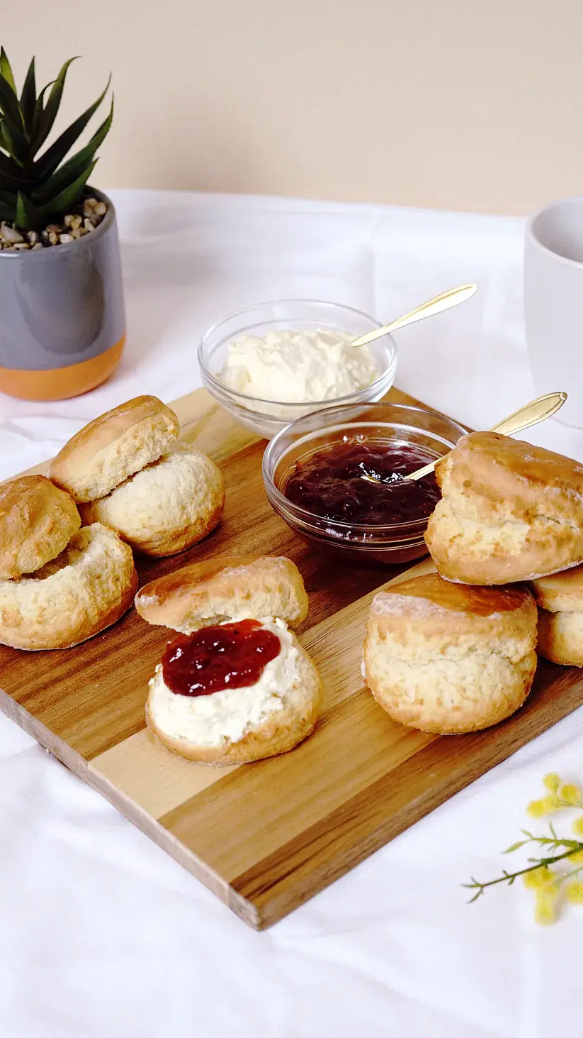 Scones with Jam & Cream