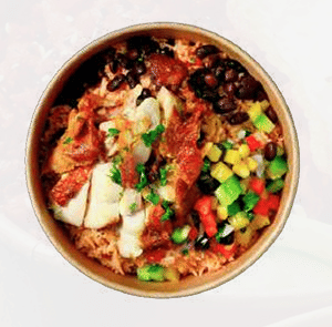 Grilled Chicken with Aromatic Rice