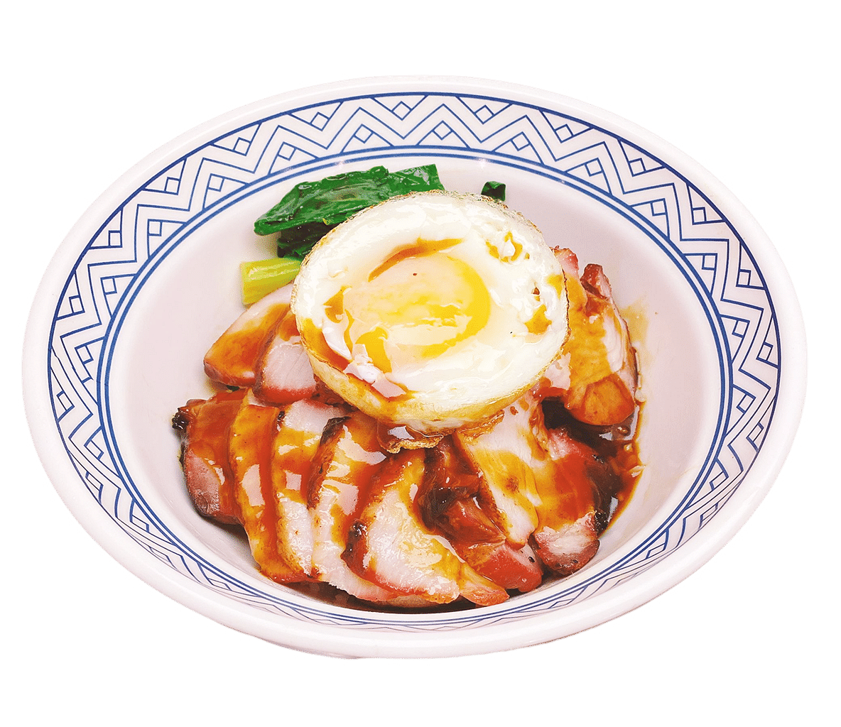 BBQ Pork with Fried Egg Rice Bowl
