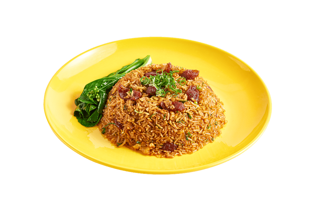 Sliced Chinese Sausage Fried Rice