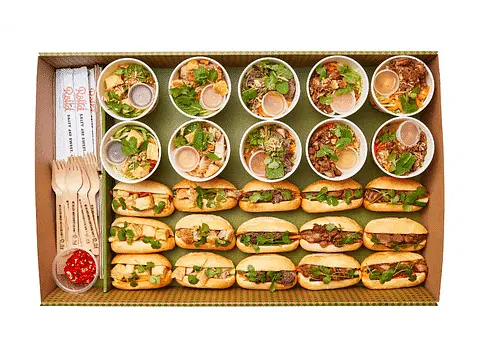 Mini Bowls & Mini Bánh Mì Box (Box No. 6)